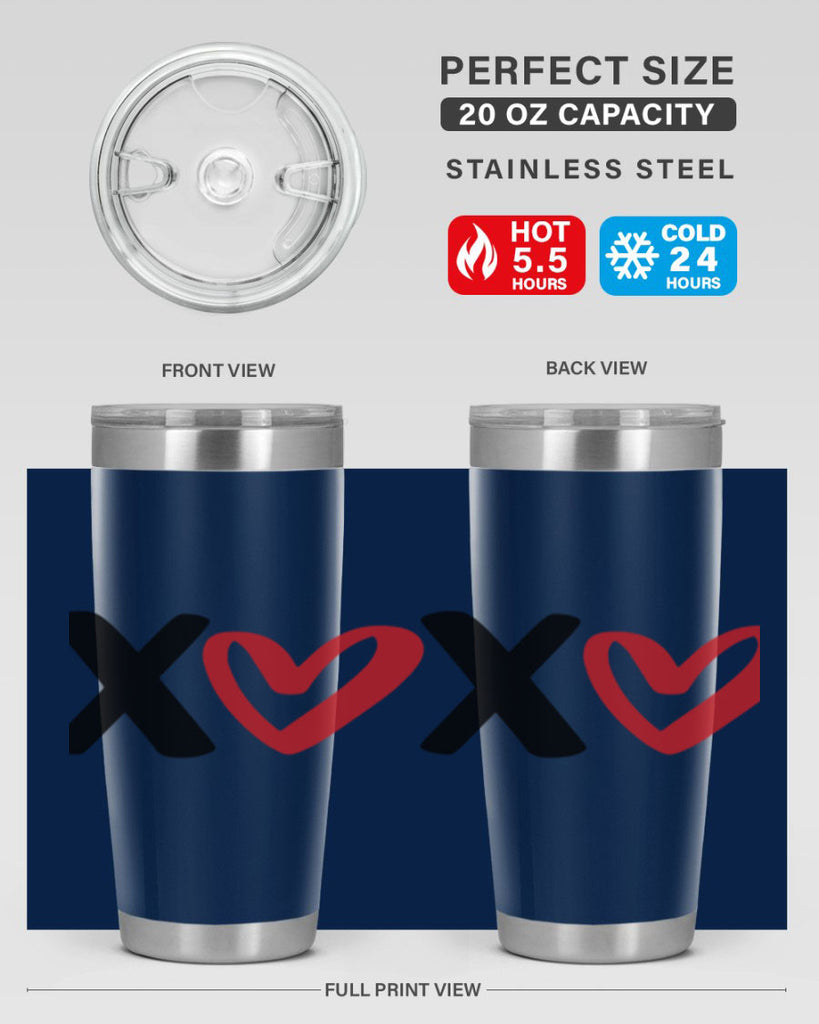 xoxo 12#- valentines day- Tumbler