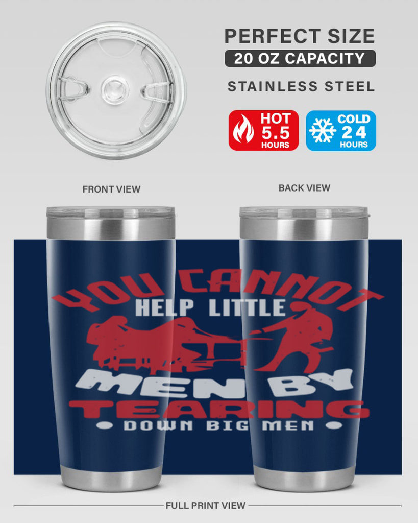 you cannot help little men Style 72#- Fourt Of July- Tumbler