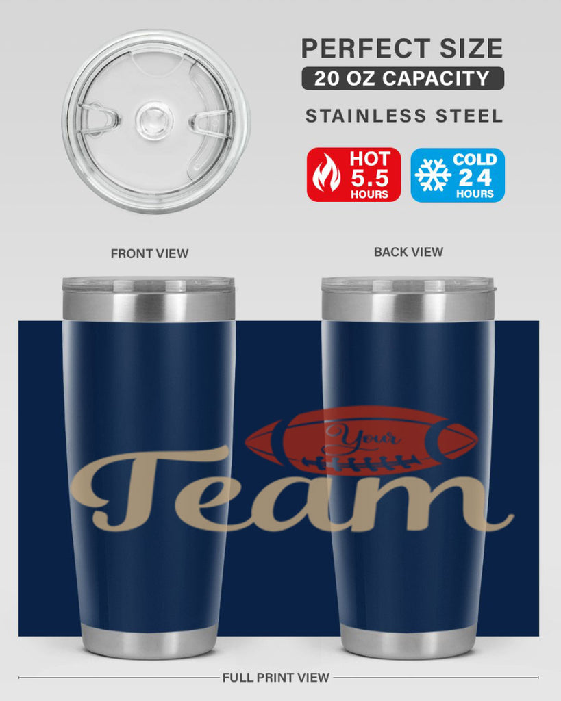 your team 2271#- softball- Tumbler