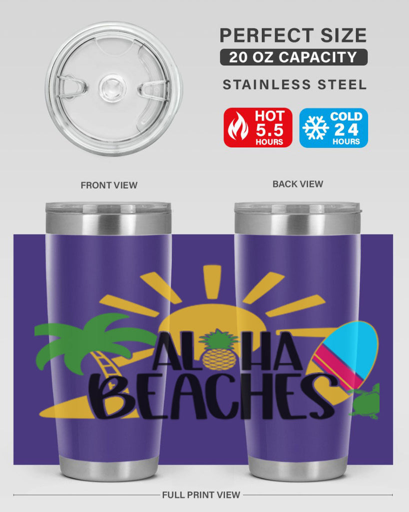 Aloha Beaches Style 55#- summer- Tumbler