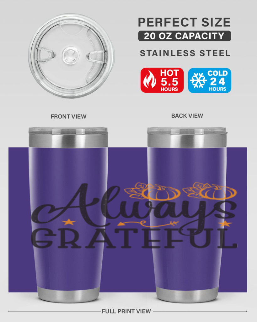 Alwaysgrateful 9#- fall- Tumbler