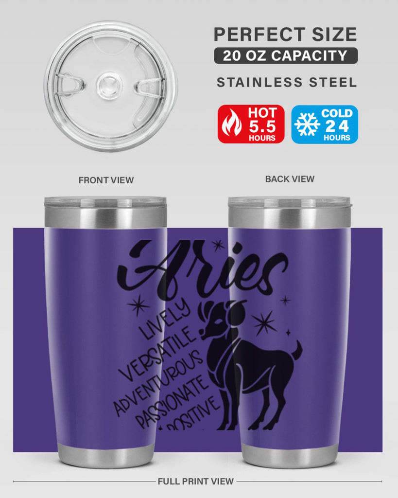 Aries 100#- zodiac- Tumbler