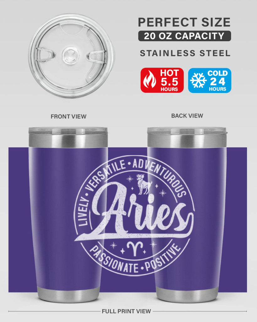 Aries 103#- zodiac- Tumbler