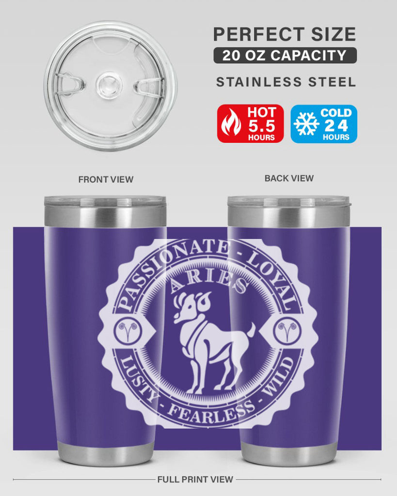 Aries 4#- zodiac- Tumbler