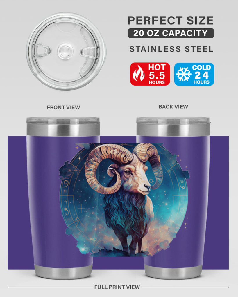 Aries 92#- zodiac- Tumbler