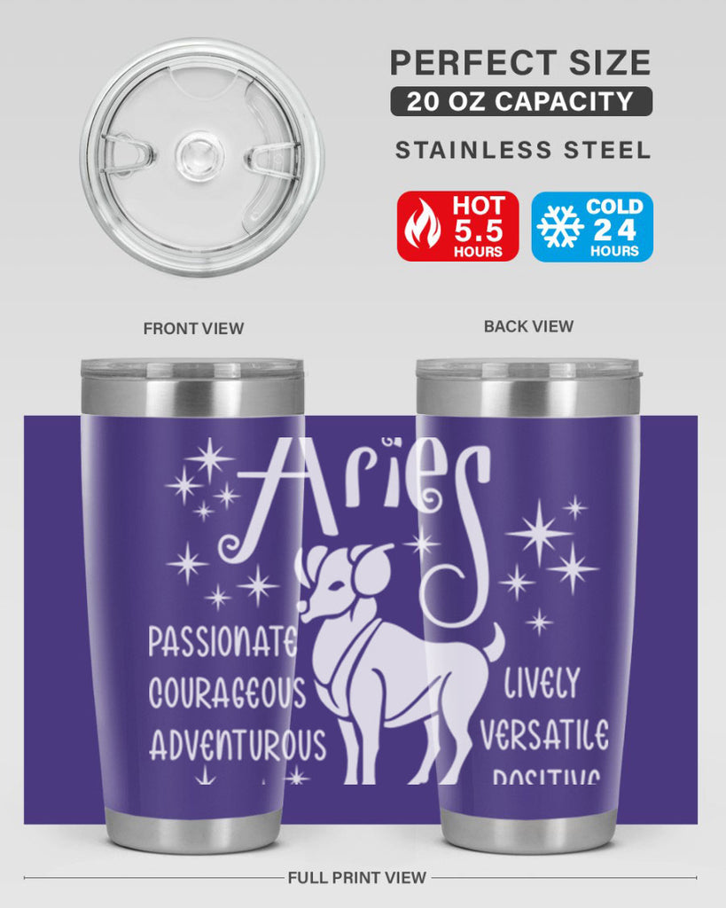 Aries 99#- zodiac- Tumbler