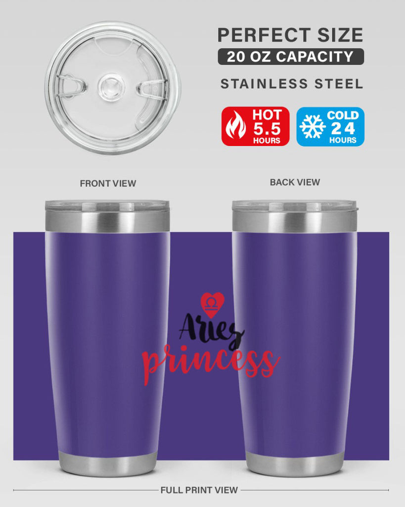 Aries princess 98#- zodiac- Tumbler