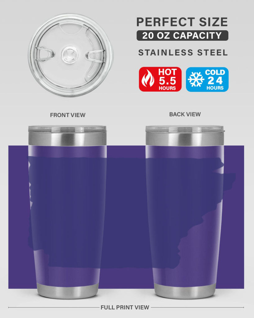Arkansas 47#- stateflags- Tumbler
