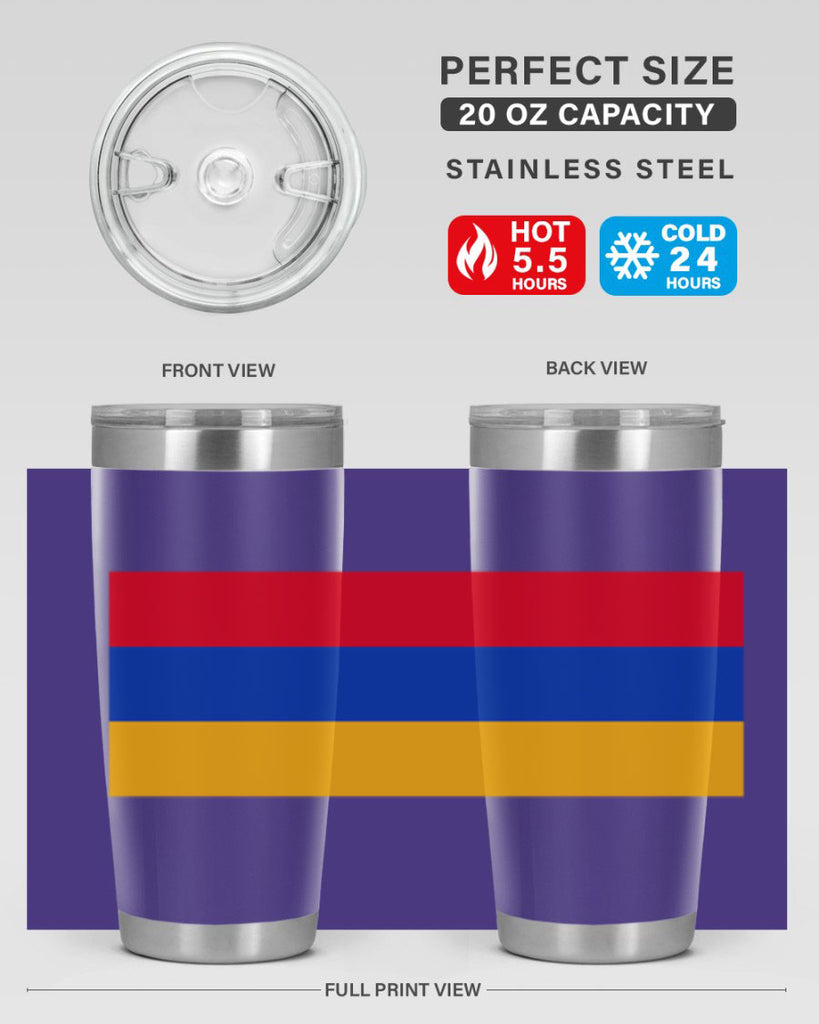 Armenia 190#- world flags- Tumbler