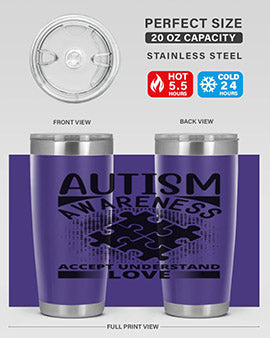 Autism awareness Style 43#- autism- Tumbler