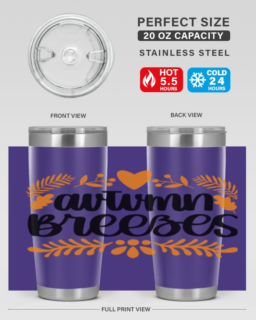 Autumn Breezes 474#- fall- Tumbler