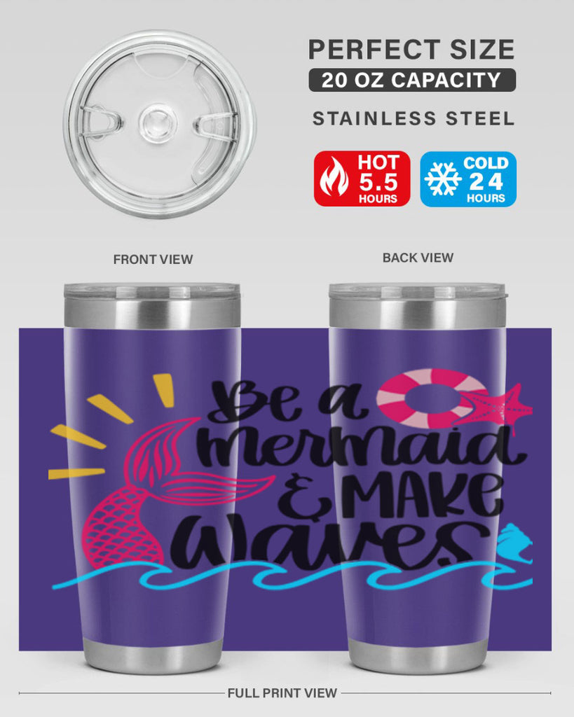 Be A Mermaid Make Waves Style 53#- summer- Tumbler