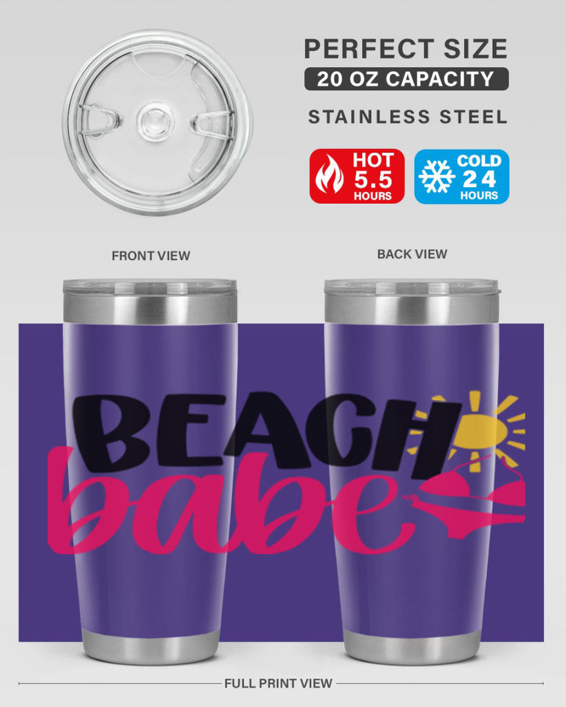 Beach Babe Style 52#- summer- Tumbler