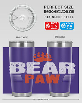 Bear paw 4#- Bears- Tumbler
