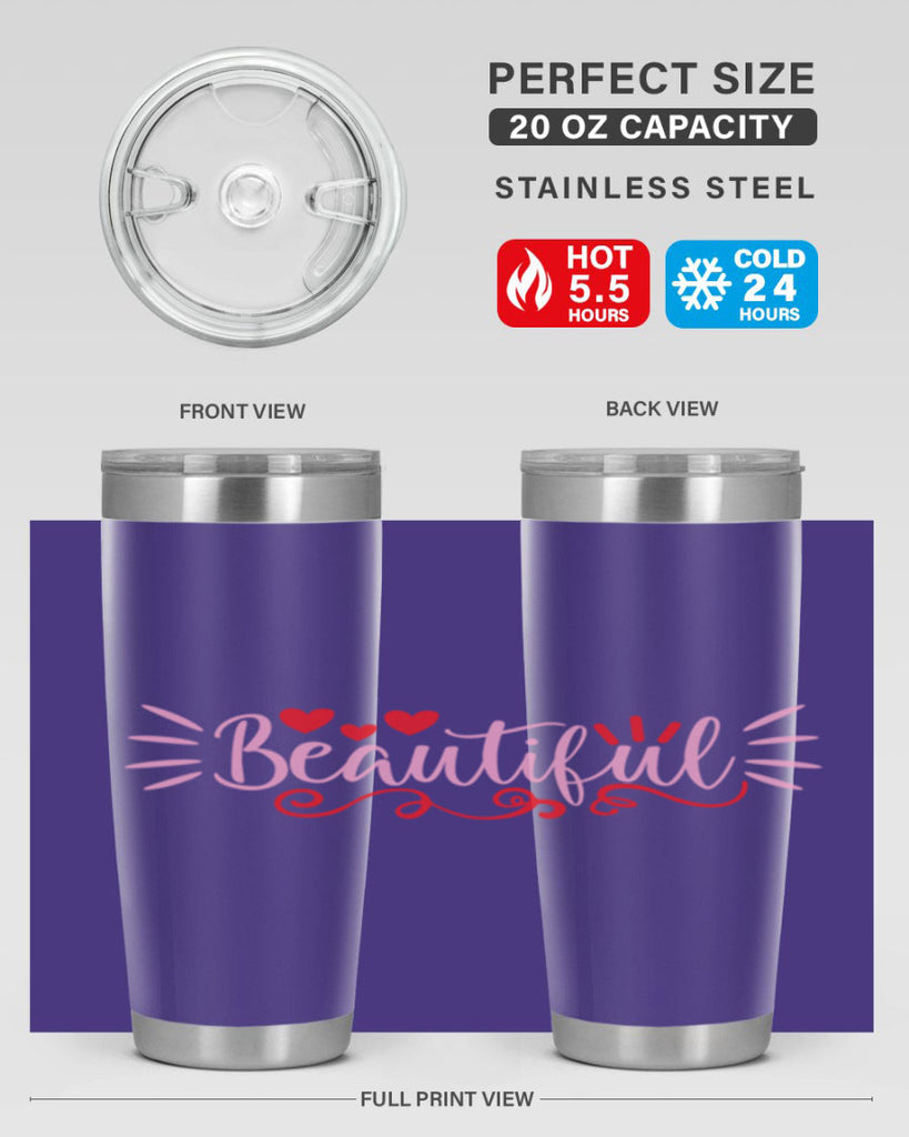 Beautiful Style 163#- make up- Tumbler