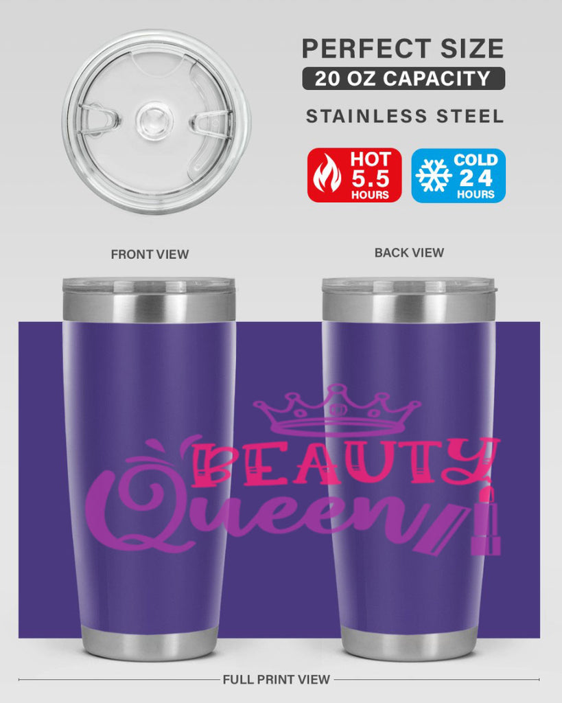 Beauty Queen Style 250#- make up- Tumbler
