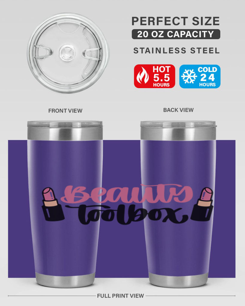 Beauty Toolbox Style 134#- make up- Tumbler