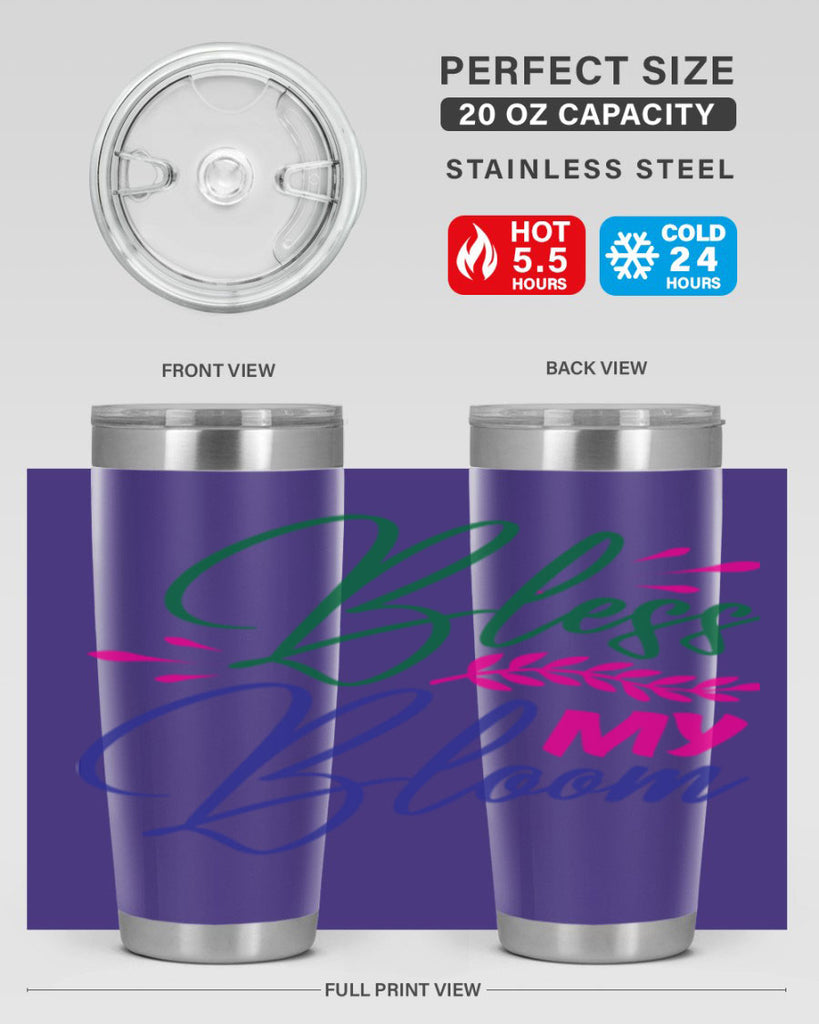 Bless My Bloom 37#- spring- Tumbler