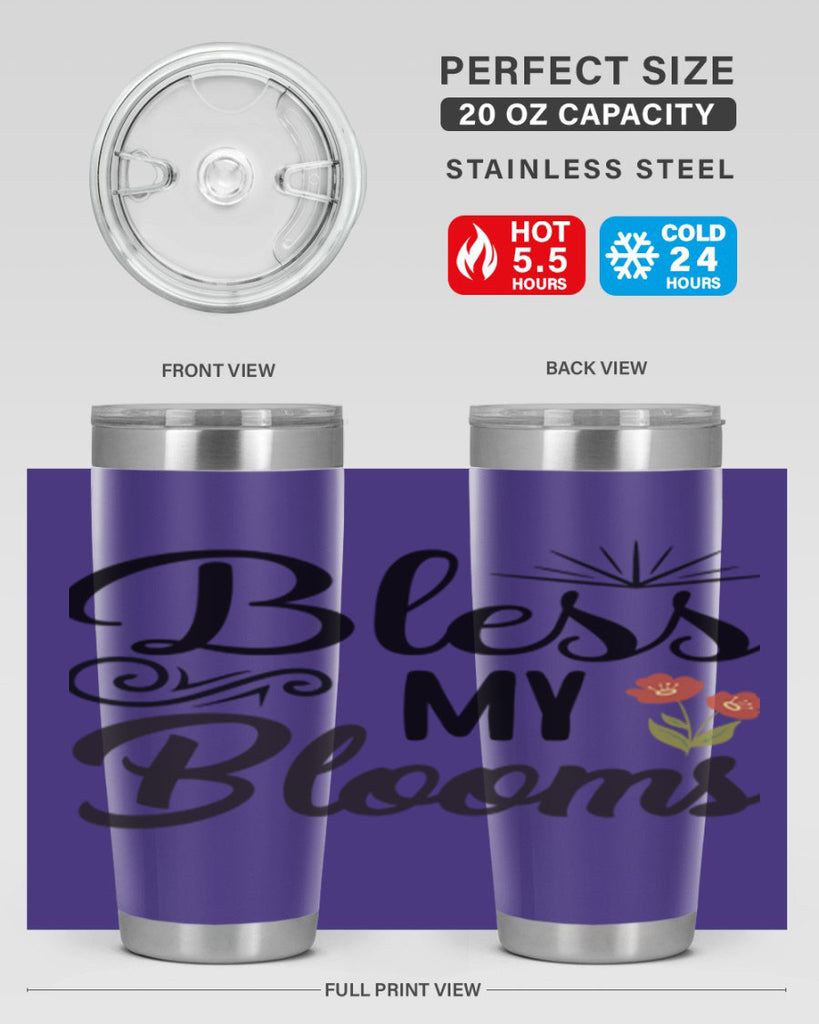 Bless My Blooms  66#- spring- Tumbler