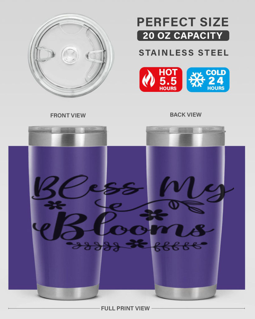 Bless My Blooms 45#- spring- Tumbler