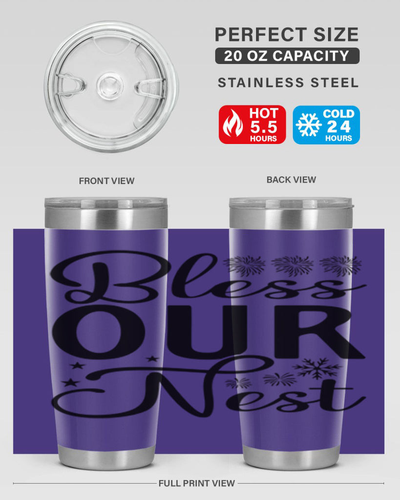 Bless Our Nest 51#- spring- Tumbler