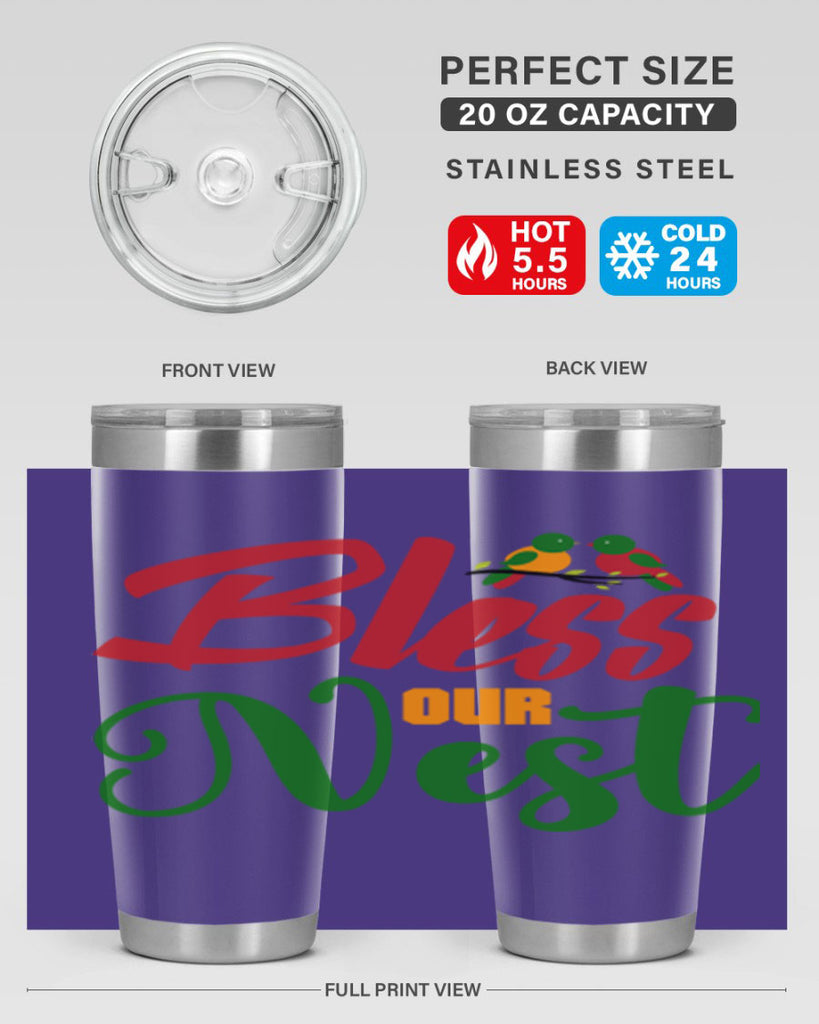 Bless Our Nest 67#- spring- Tumbler