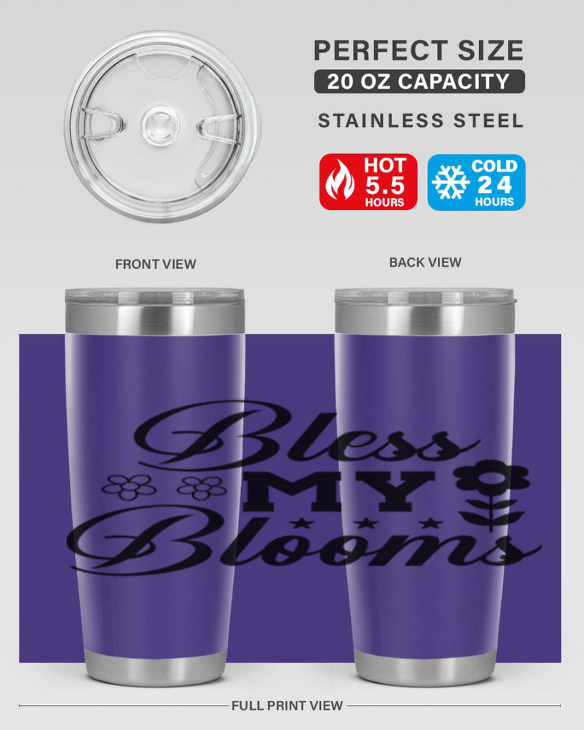 Bless my blooms  62#- spring- Tumbler