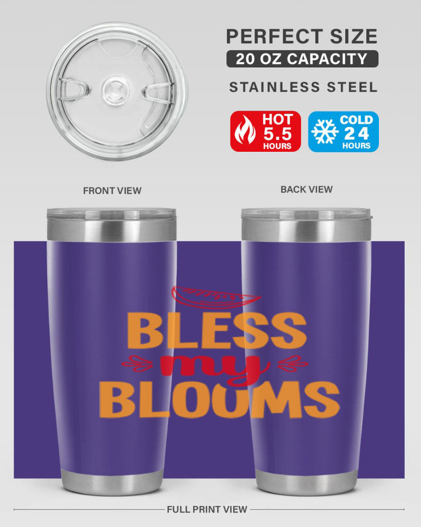 Bless my blooms 41#- spring- Tumbler