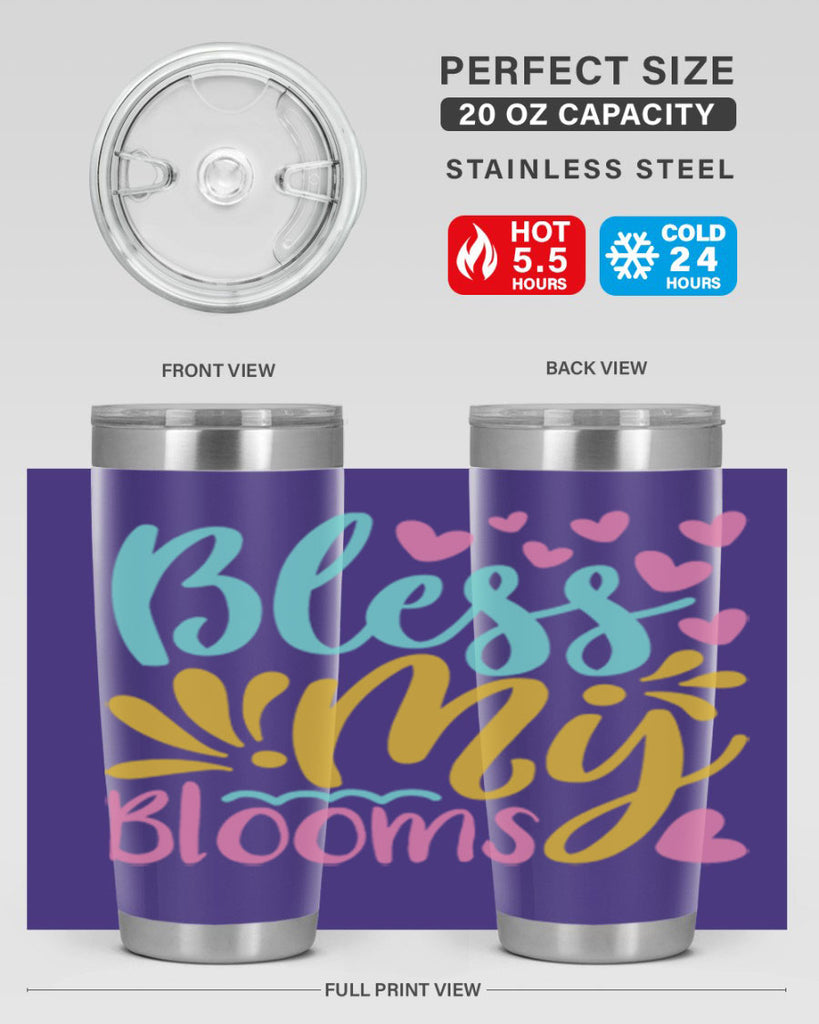 Bless my blooms Style 69#- summer- Tumbler