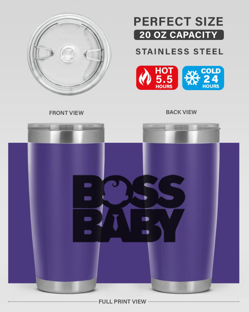 Boss Baby On Board 1#- black words phrases- Cotton Tank