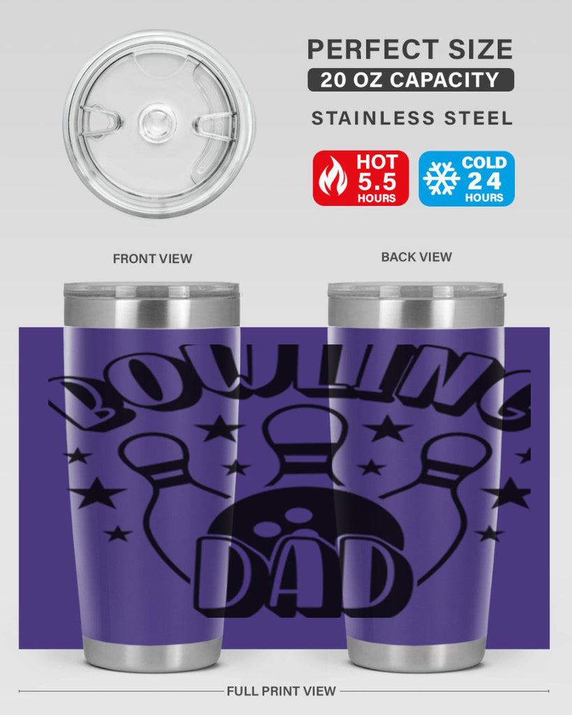 Bowling dad 1406#- bowlig- Tumbler