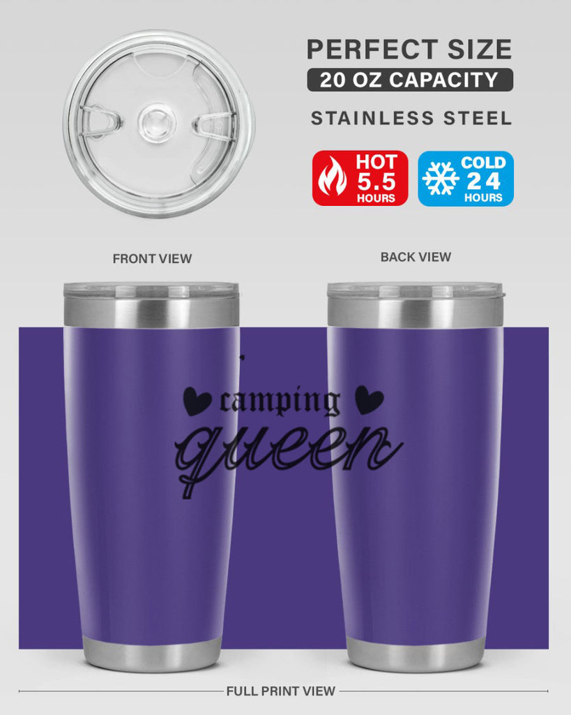 Camping queen 143#- zodiac- Tumbler