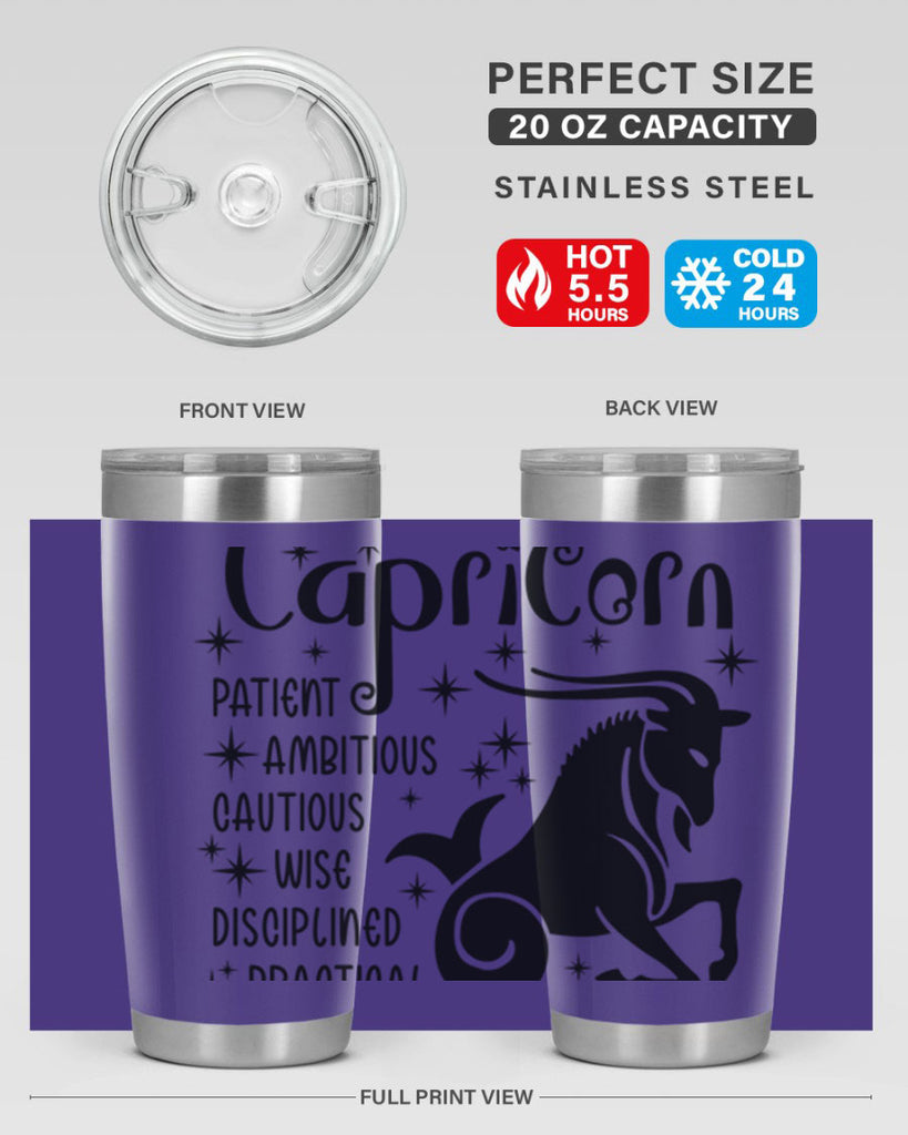 Capricorn 182#- zodiac- Tumbler