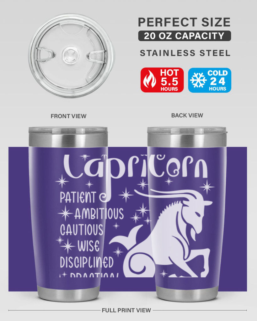 Capricorn 186#- zodiac- Tumbler