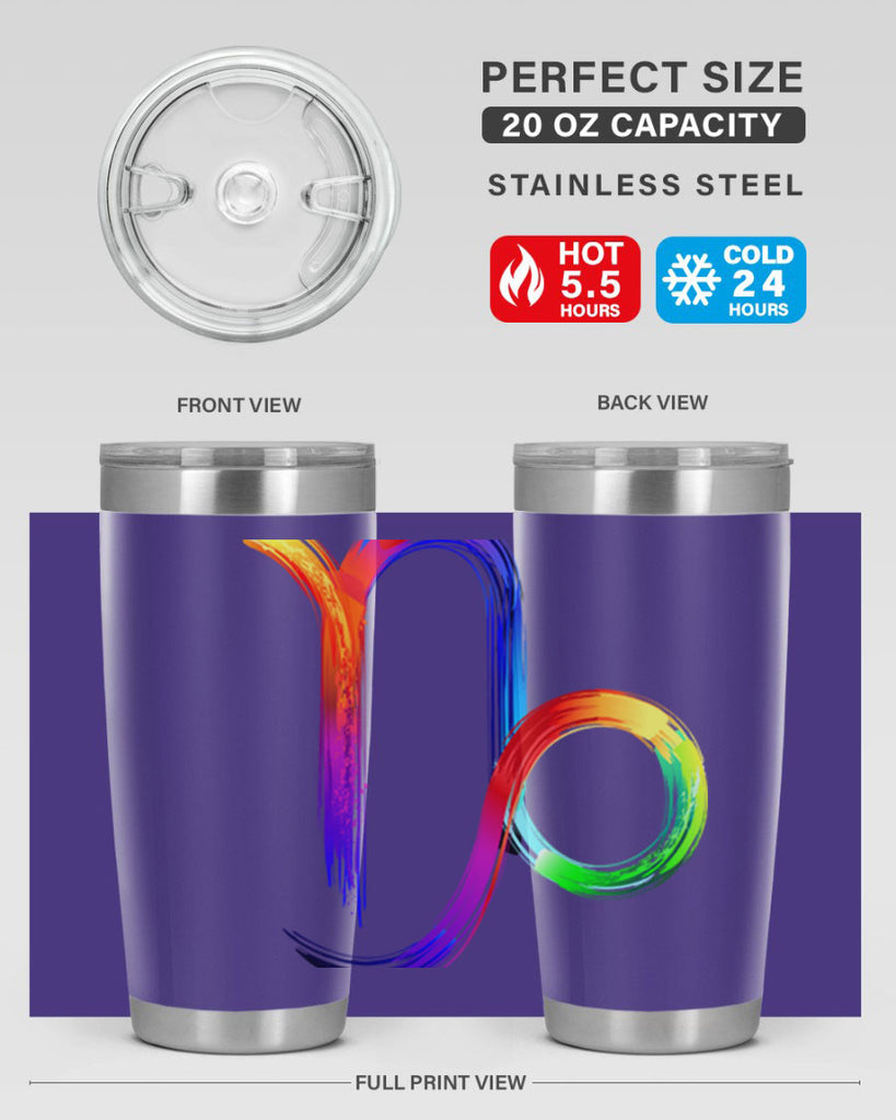 Capricorn 187#- zodiac- Tumbler