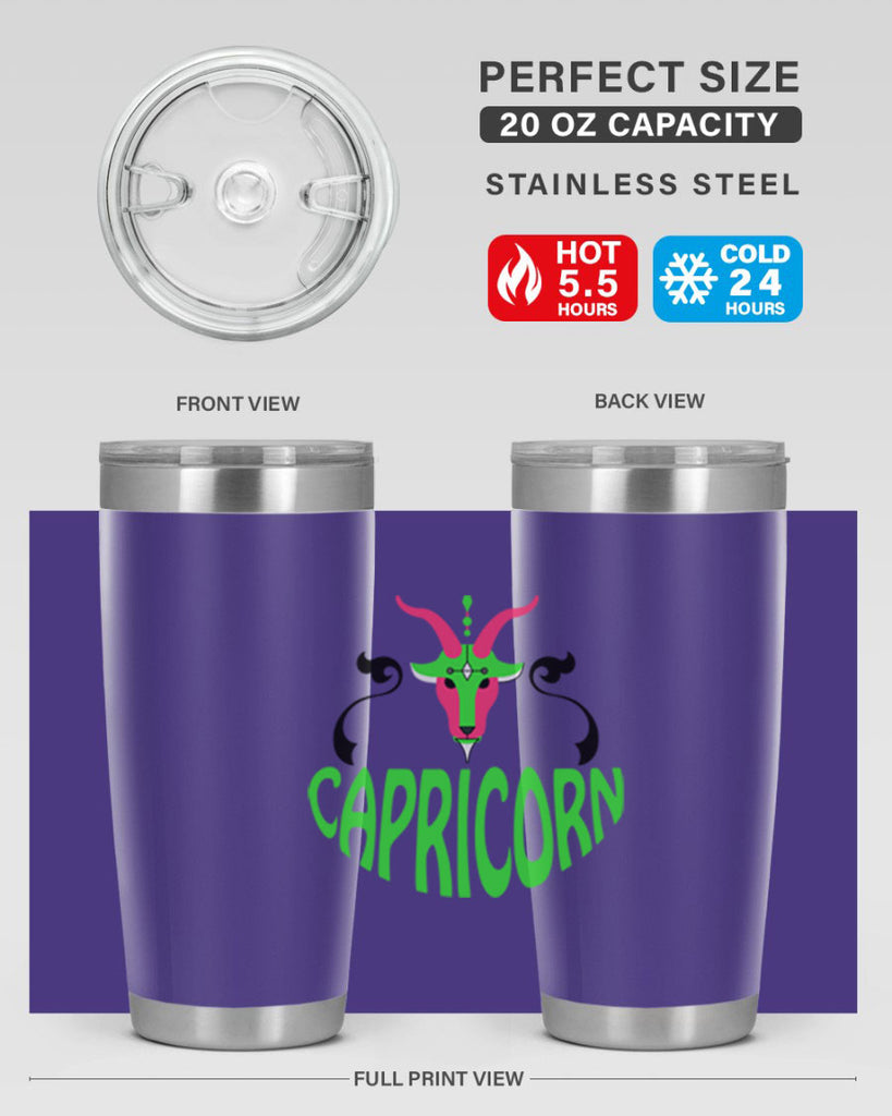 Capricorn 189#- zodiac- Tumbler