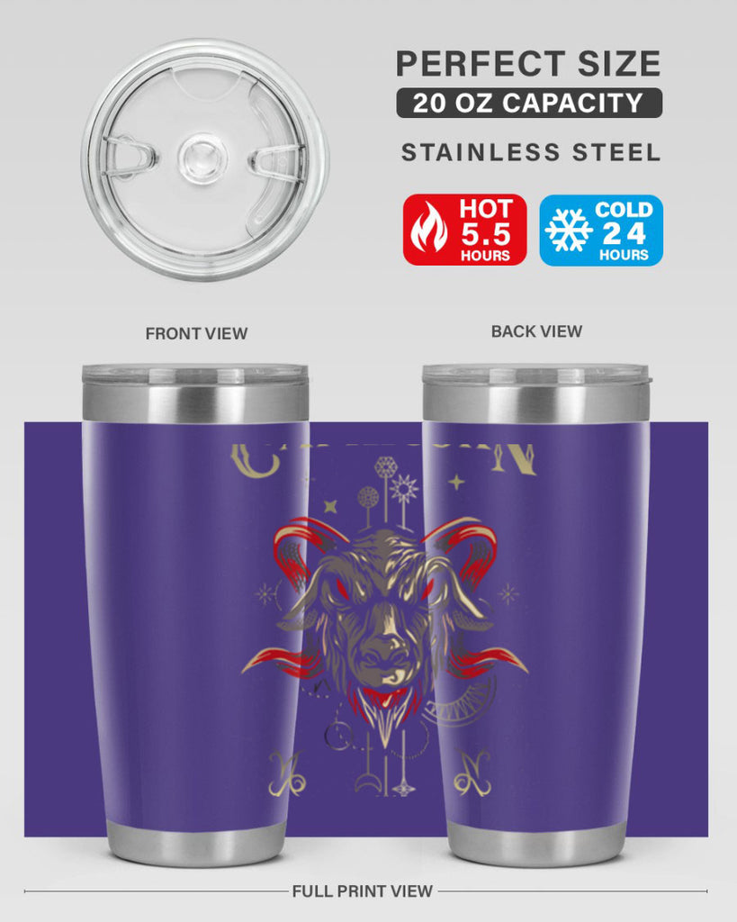 Capricorn 198#- zodiac- Tumbler