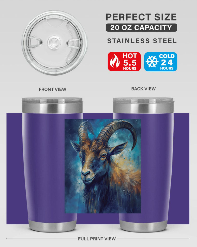 Capricorn 37#- zodiac- Tumbler