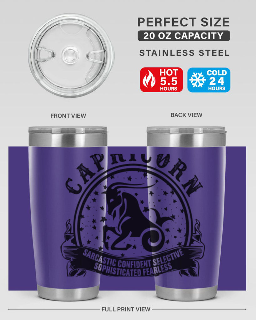 Capricorn 38#- zodiac- Tumbler