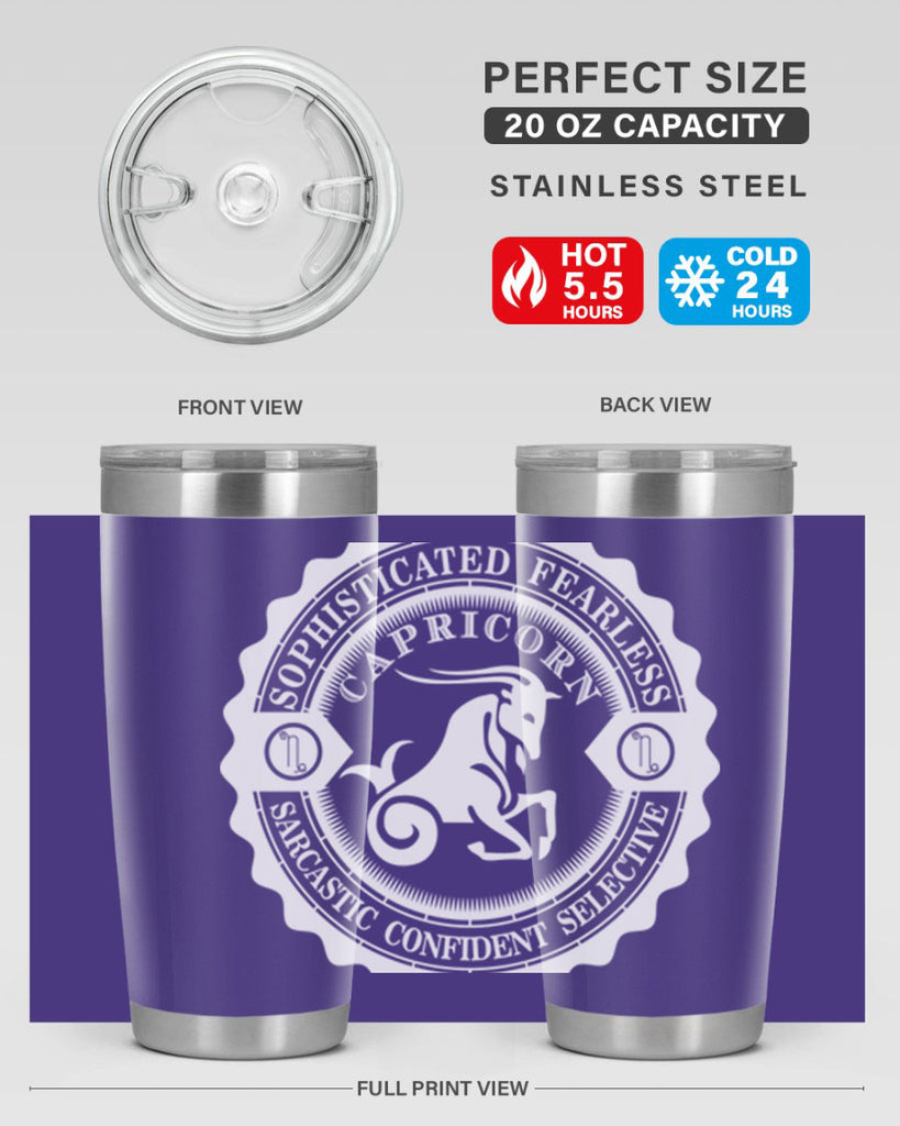 Capricorn 41#- zodiac- Tumbler