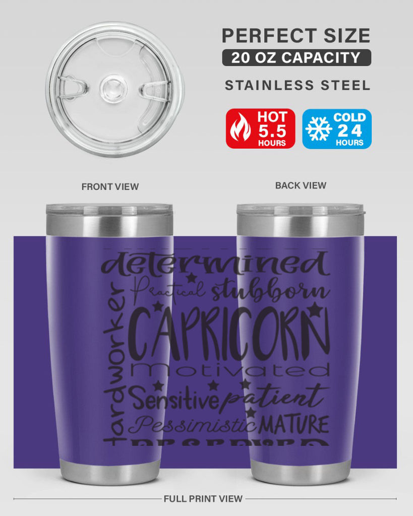 Capricorn 566#- zodiac- Tumbler