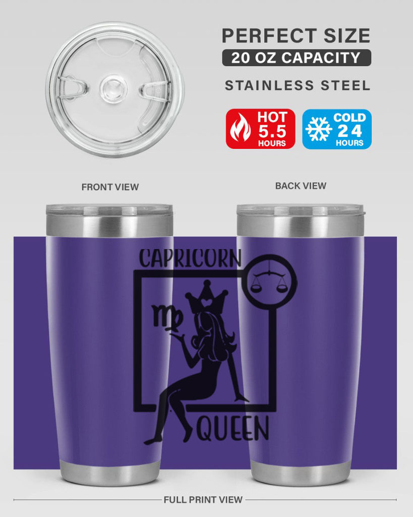 Capricorn queen 194#- zodiac- Tumbler