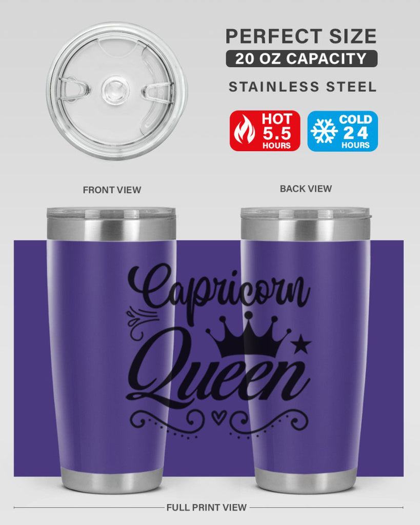 Capricorn queen 196#- zodiac- Tumbler