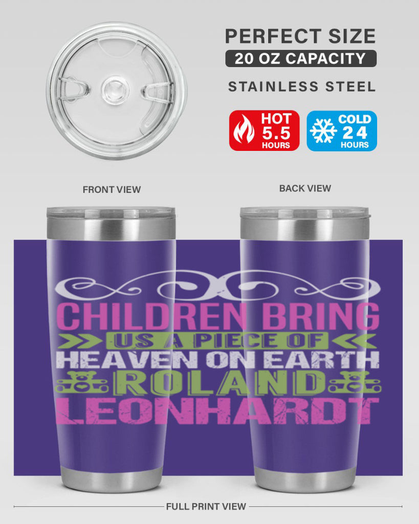Children bring us a piece of Heaven Style 284#- baby- tumbler