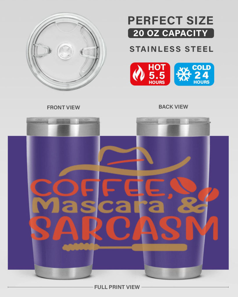 Coffee Mascara Sarcasm 21#- fashion- Cotton Tank