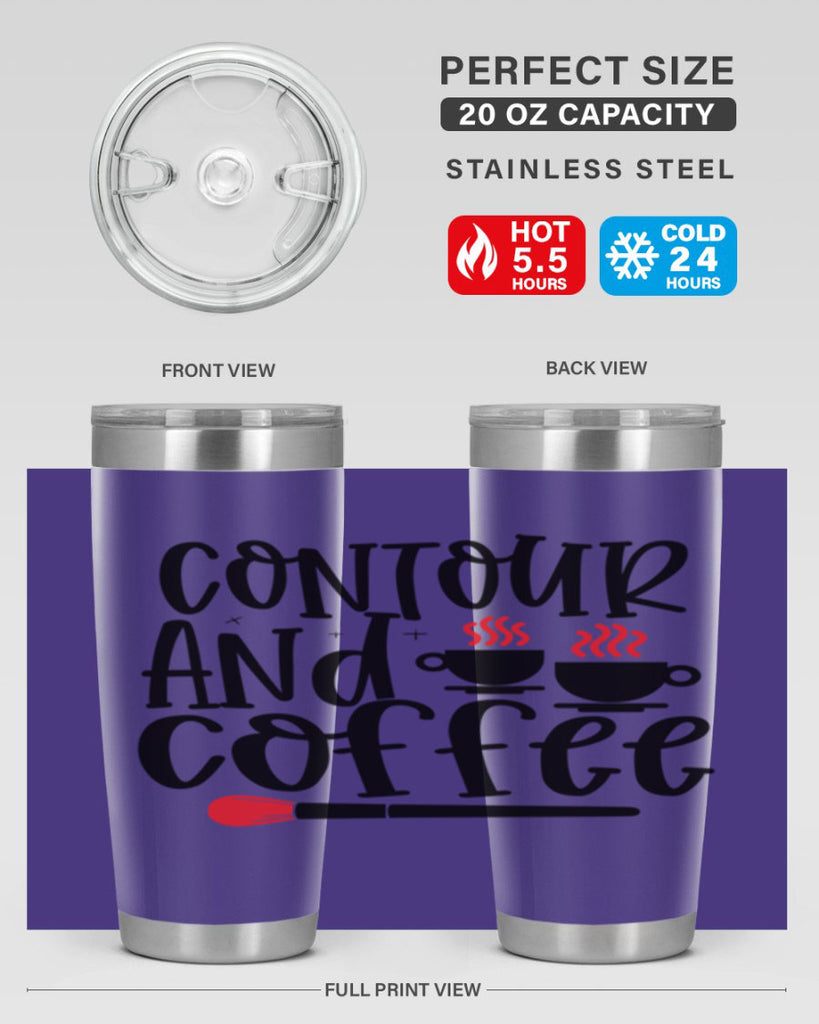 Contour And Coffee Style 242#- make up- Tumbler
