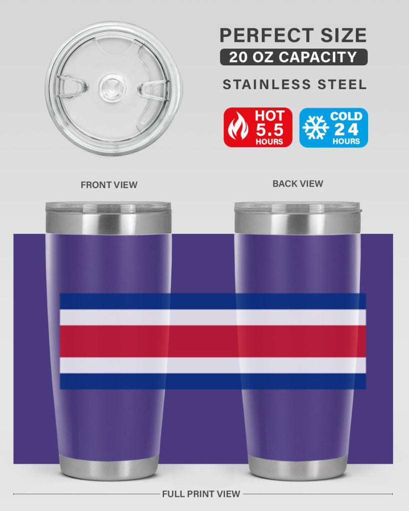 Costa Rica 157#- world flags- Tumbler