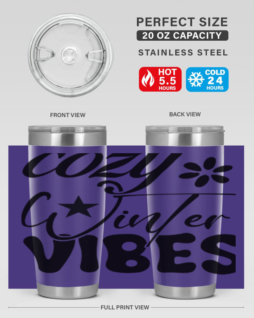 Cozy winter vibes 79#- winter- Tumbler