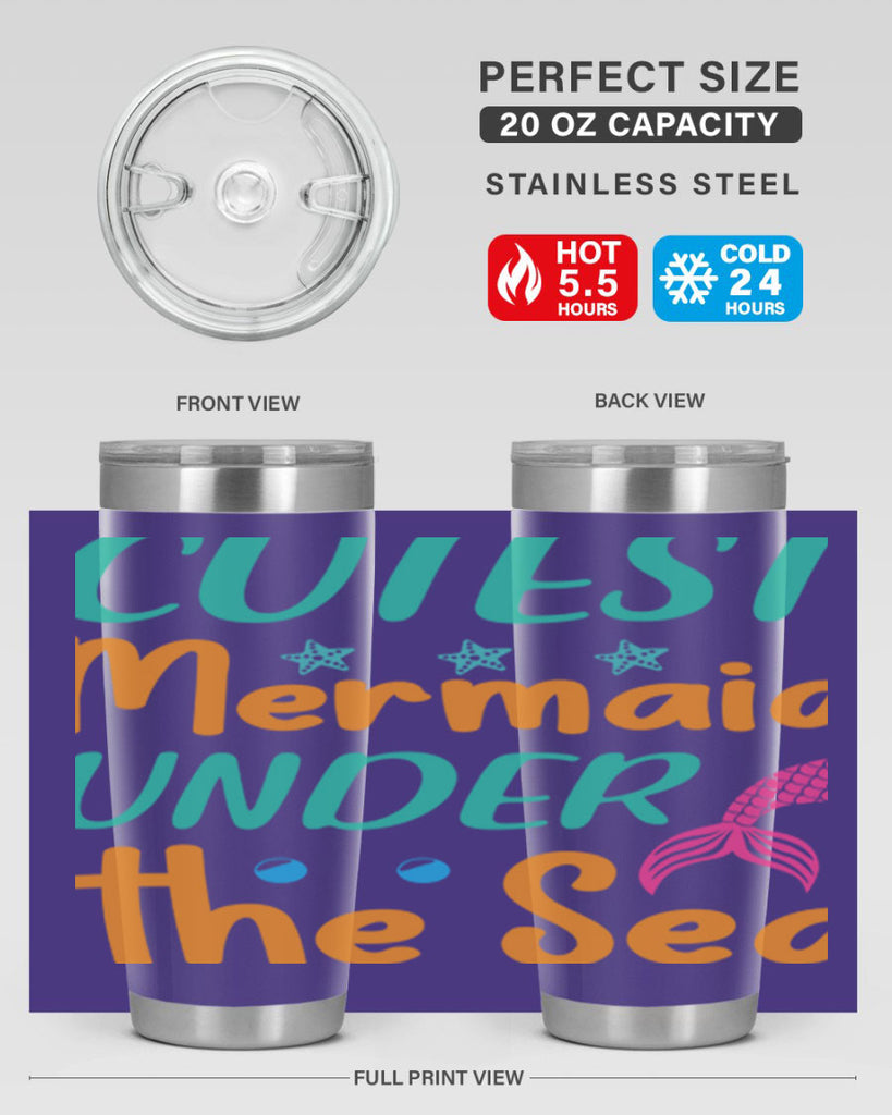 Cutest Mermaid Under the Sea 107#- mermaid- Tumbler