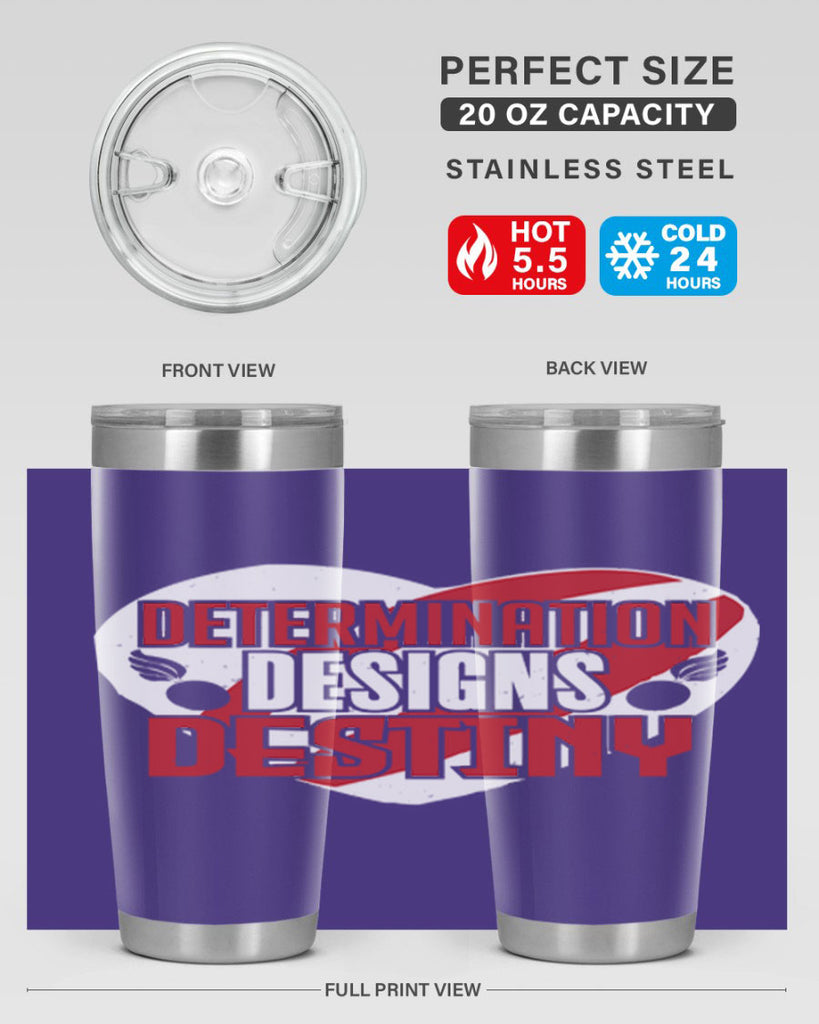 Determination designs Style 17#- Fourt Of July- Tumbler